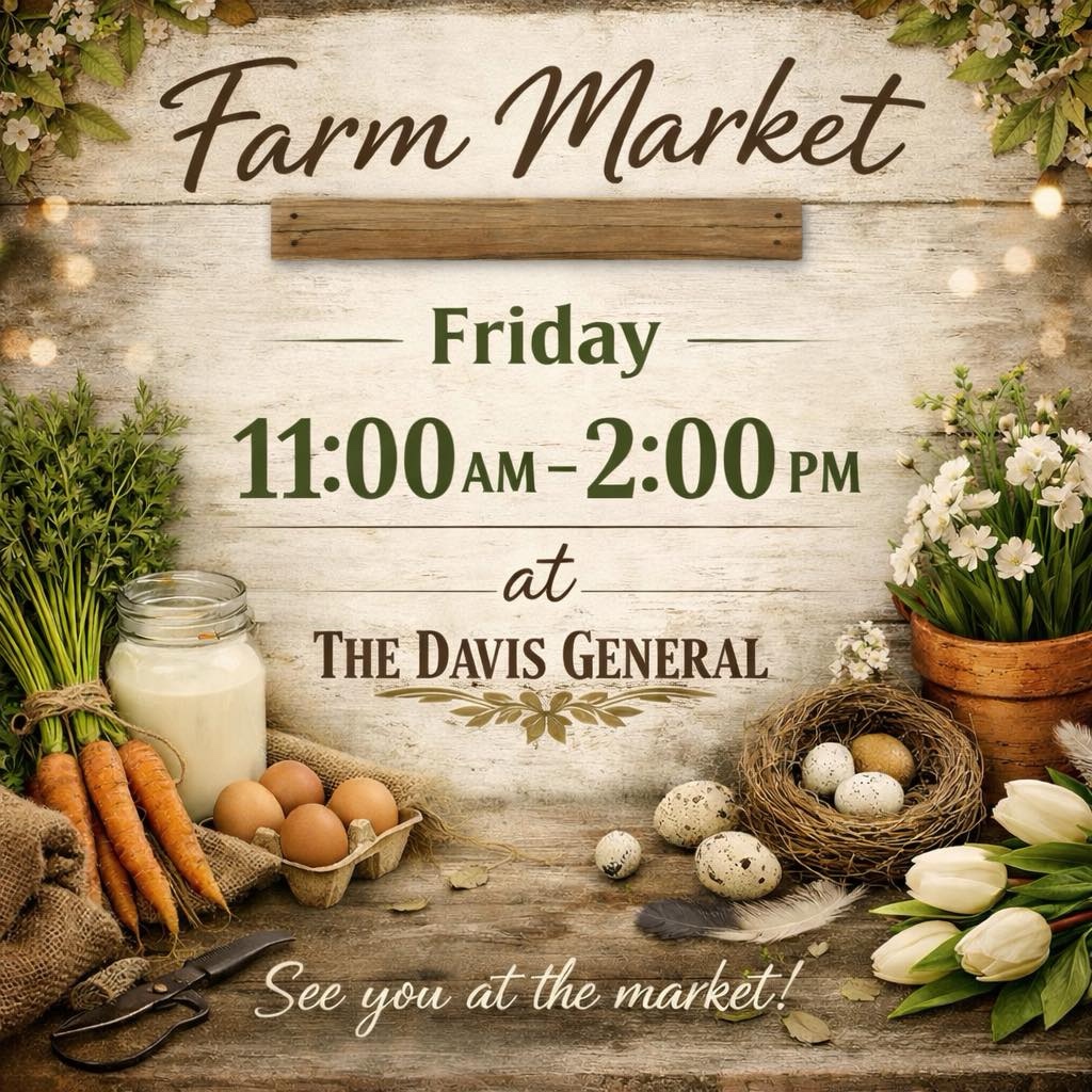 Farm Market Friday at the Davis General splash image