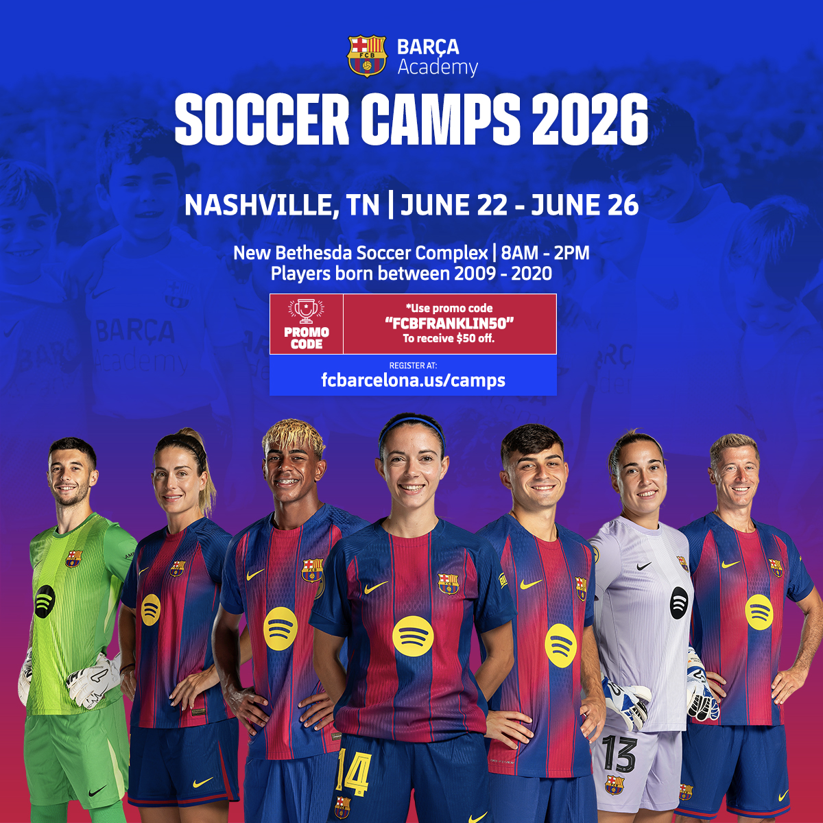 FC BARCELONA SOCCER CAMP 2026 splash image