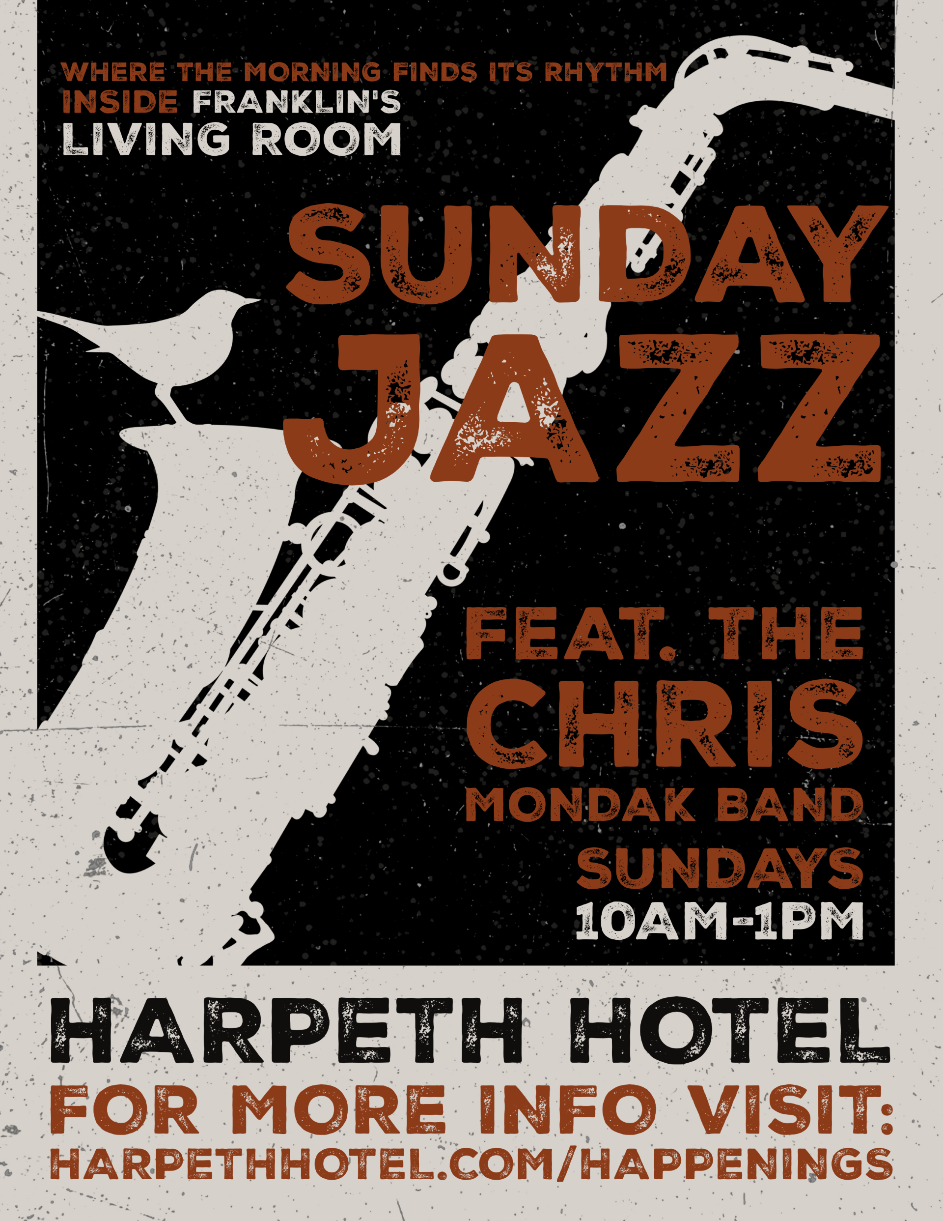 Sunday Jazz at the Harpeth feat. The Chris Mondak Band splash image